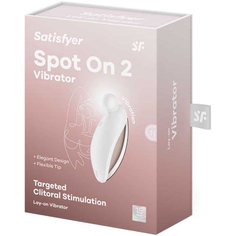 Spot on 2 vibrator lay-on white