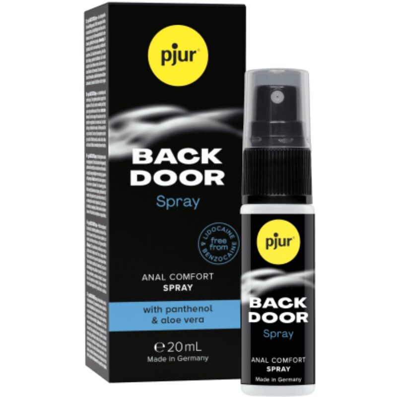 Back door anal lubricant and spray set