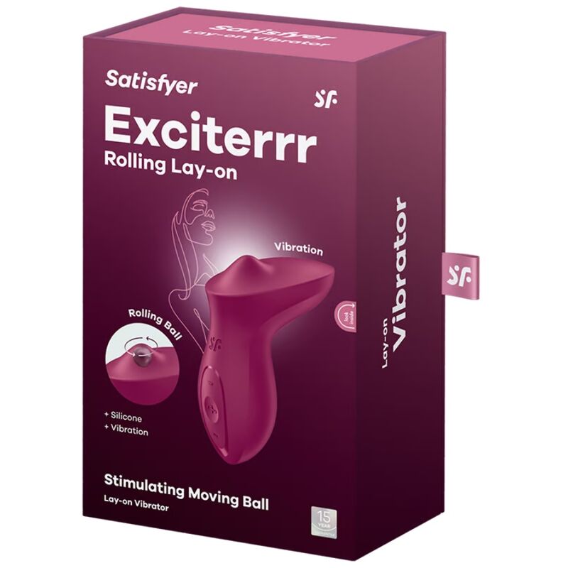 Fuchsia clitoral exciter vibrator