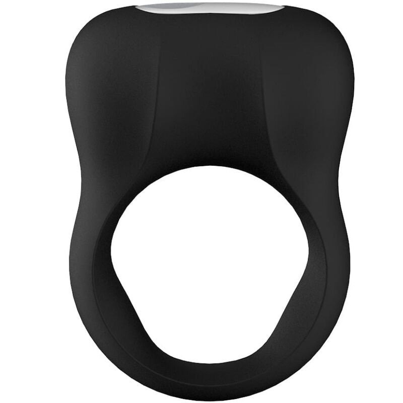 Steady black vibrating cock ring