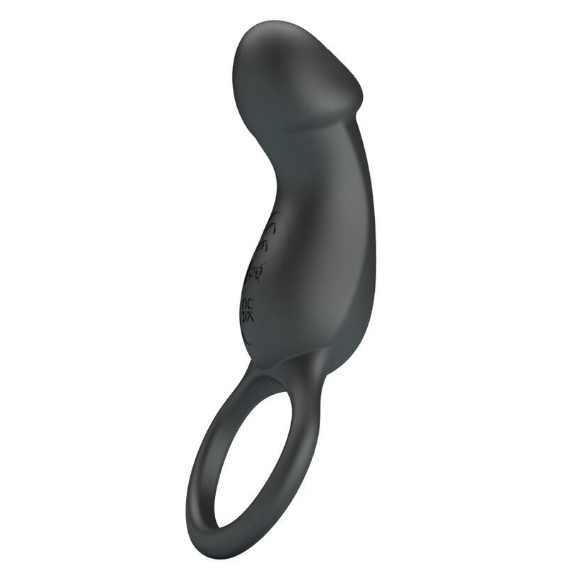 PRETTY LOVE - TRAE VIBRATING RING WITH STIMULATOR BLACK