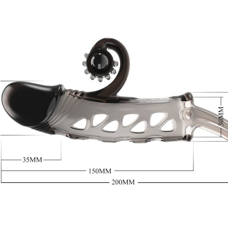 Black extended sleeve