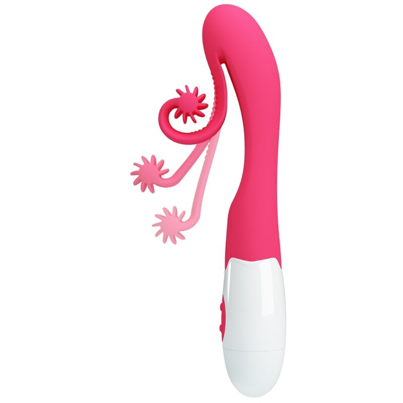 30-speed pink vibrator and stimulator