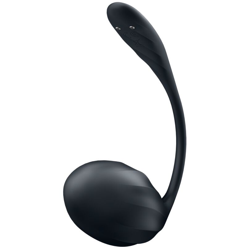 Ribbed Petal Black G-Spot Stimulator Remote Control Free App