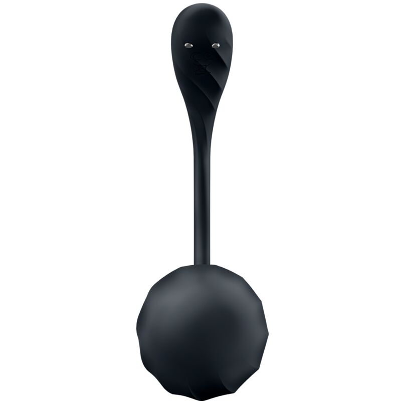 Ribbed Petal Black G-Spot Stimulator Remote Control Free App