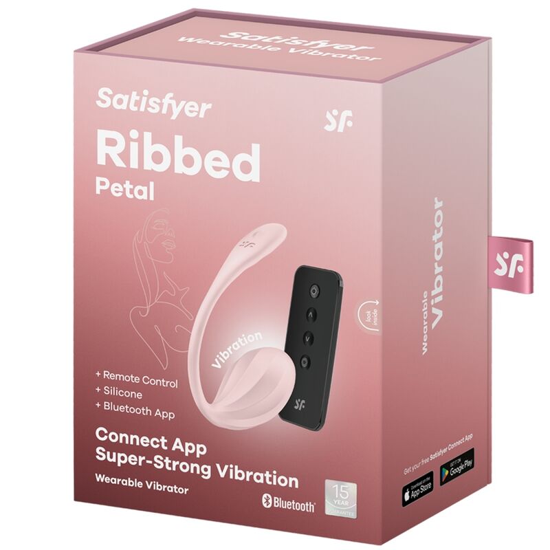 Ribbed petal remote g-spot stimulator pink free app