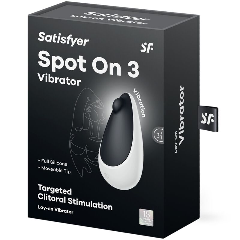 Spot on 3 black clitoral stimulator