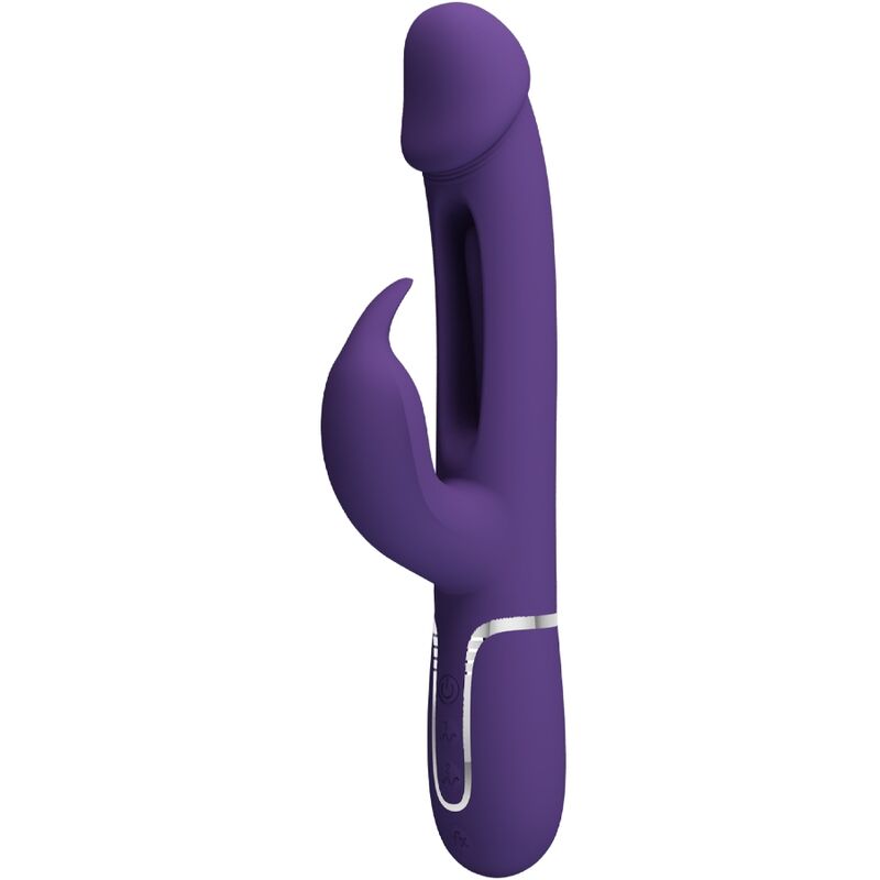 Kampas Rabbit 3-in-1 Multi-Function Vibrator with Purple Tongue