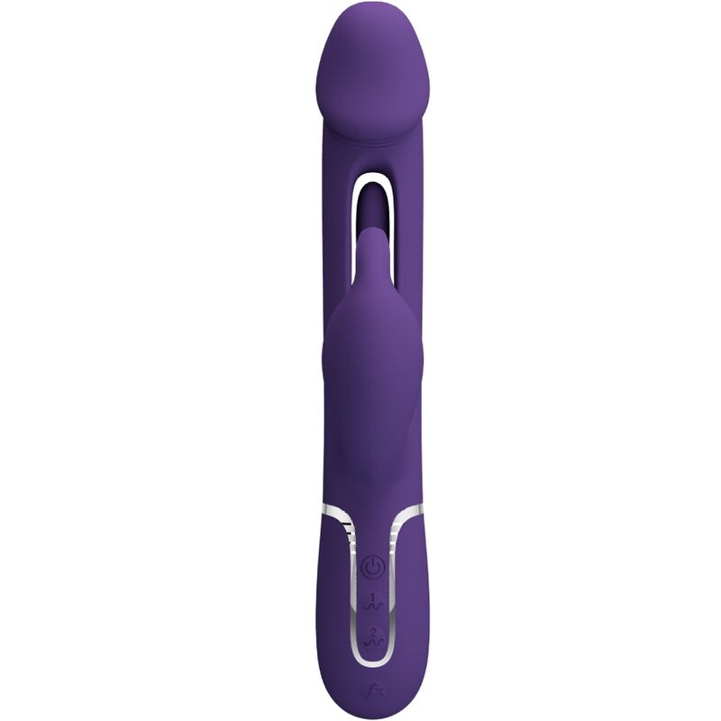 Kampas Rabbit 3-in-1 Multi-Function Vibrator with Purple Tongue