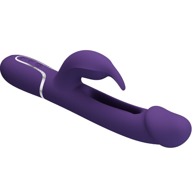 Kampas Rabbit 3-in-1 Multi-Function Vibrator with Purple Tongue