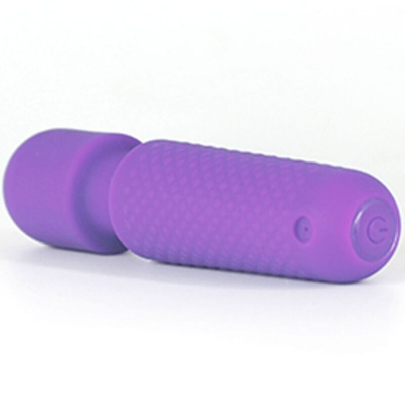 Your magic rechargeable massager &amp; vibrator 10 vibrations wand dots purple