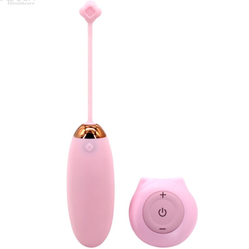 Kitty Fun Egg Vibrator Remote Control 10 Vibrations Pink