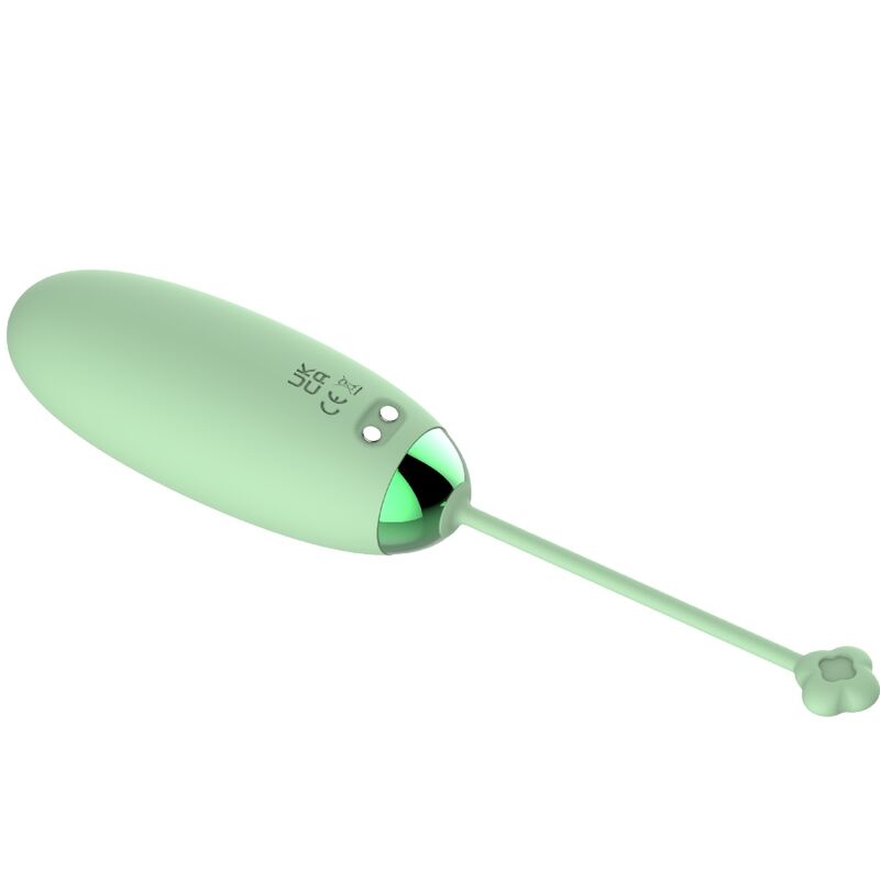 Kitty Fun Egg Vibrator Remote Control 10 Vibrations Green