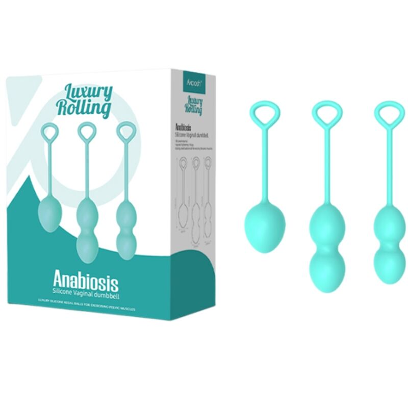 Anabiosis 3-level vaginal dumbbell green
