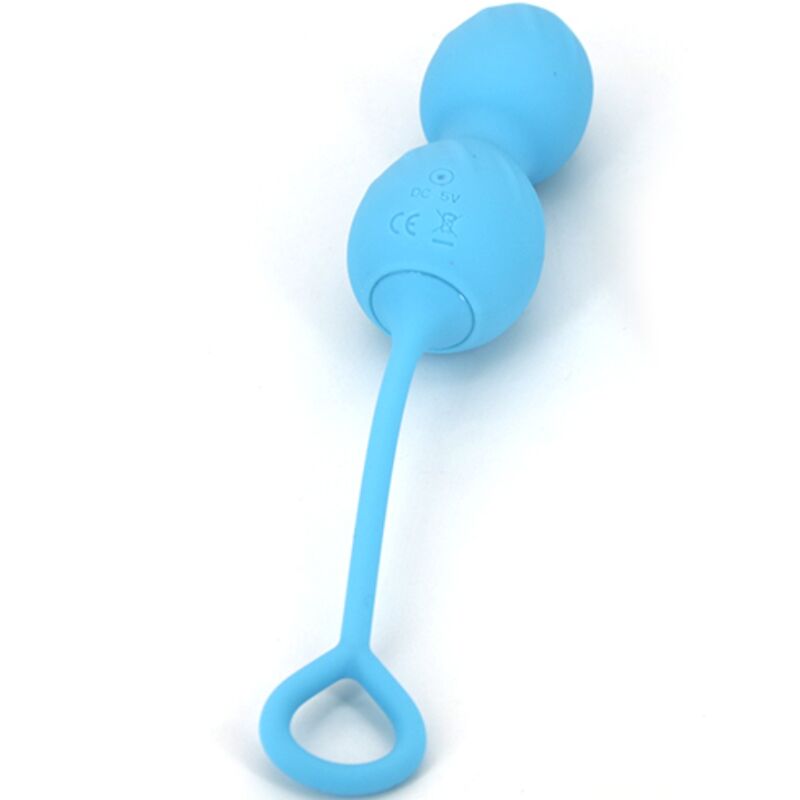 Blossoms vaginal dumbbell vibration remote control 10 vibrations blue