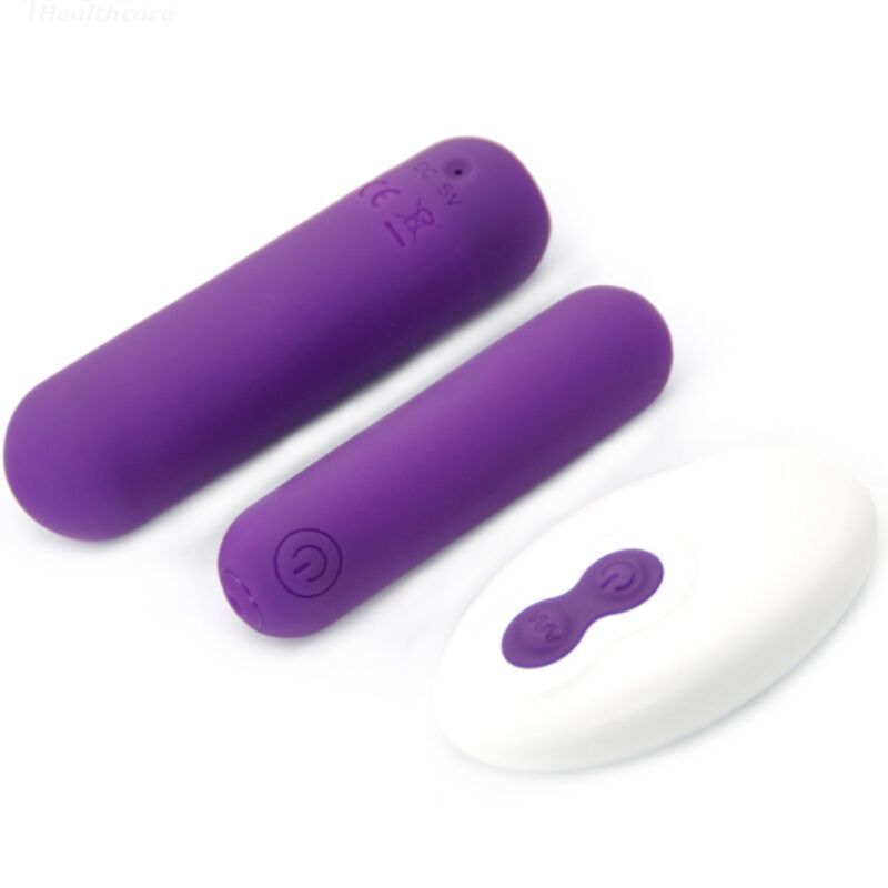 ARMONY - SPLASH JOLINE BULLET VIBRATOR WITH REMOTE CONTROL, SILICONE, 10 VIBRATIONS, 6.5 X 1.5 CM, PURPLE
