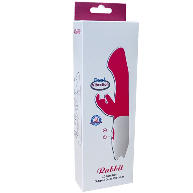 10-speed pink g-spot rabbit vibrator &amp; stimulator