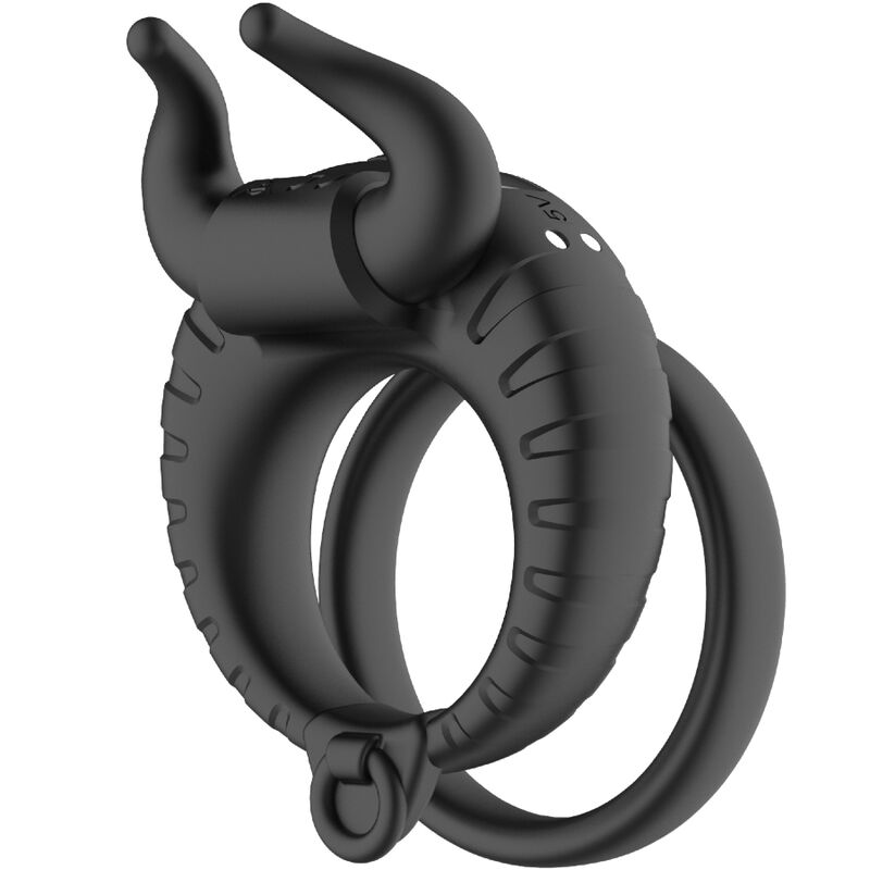 Bull's Passion 10-speed vibrating ring black
