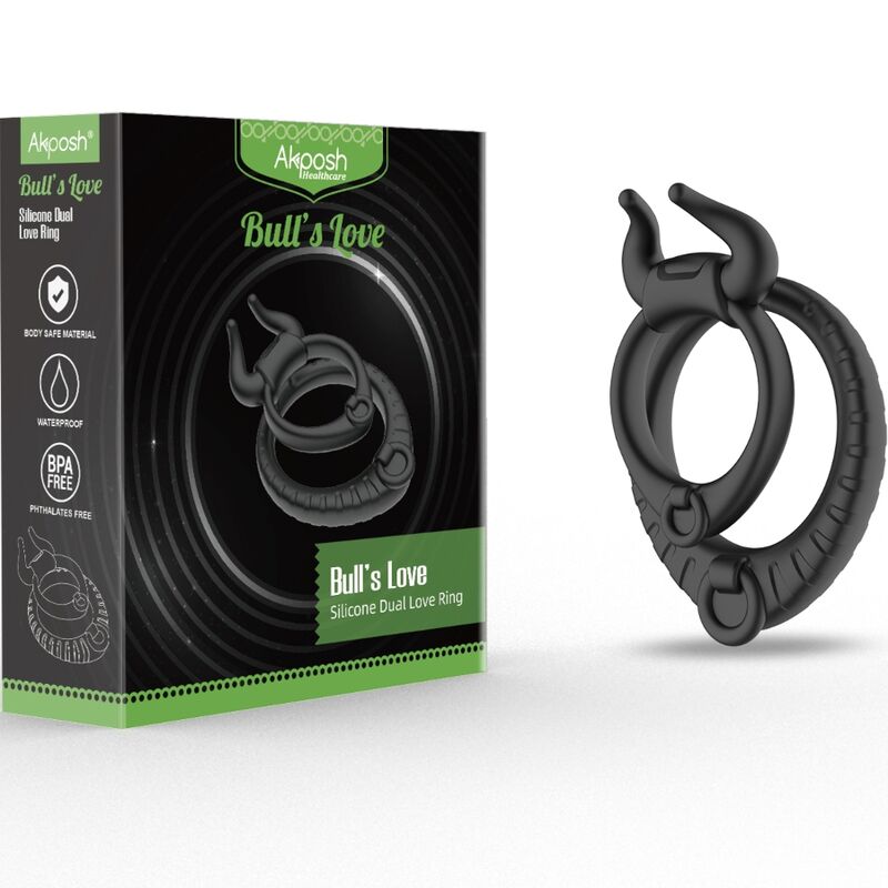 ARMONY - BULL'S PASSION BLACK RING