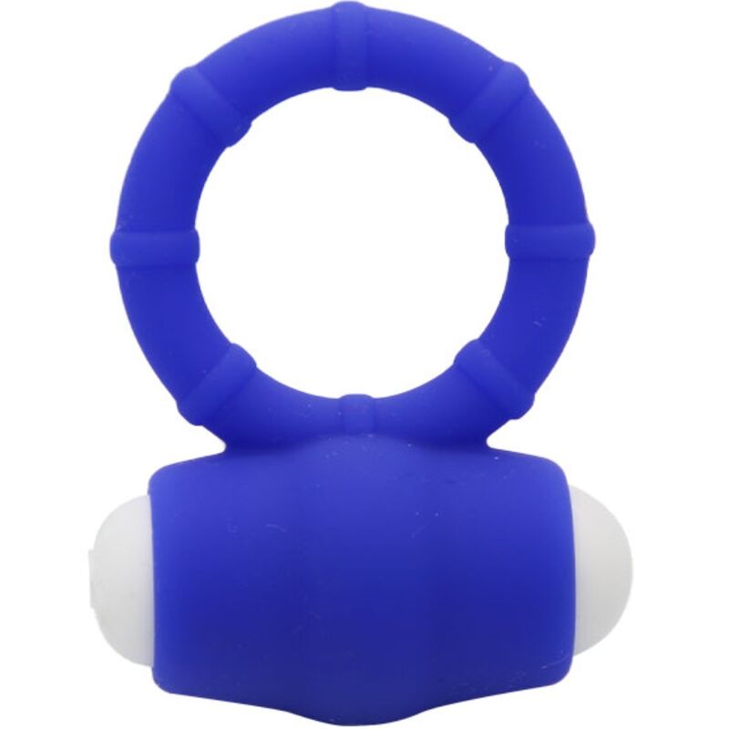 Power o blue silicone vibrating ring