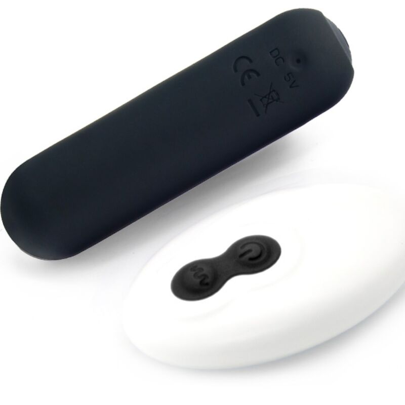 Splash joie vibrator bullet remote control silicone 10 vibrations 75 x 19 cm black