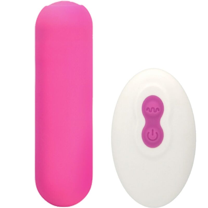 Splash joie vibrator bullet remote control silicone 10 vibrations 75 x 19 cm pink