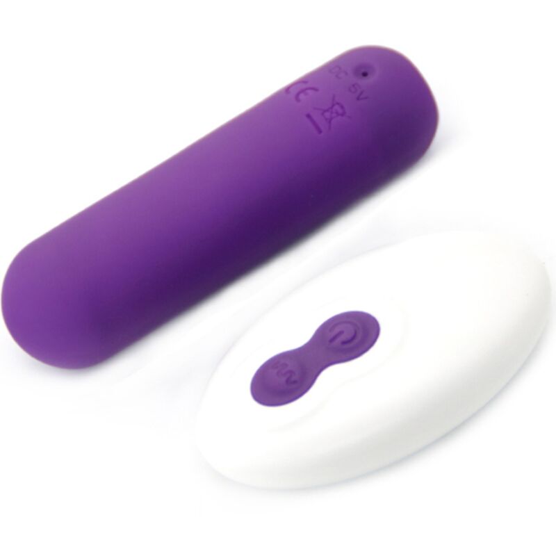 ARMONY - SPLASH JOY BULLET VIBRATOR WITH REMOTE CONTROL, SILICONE, 10 VIBRATIONS, 75 X 19 CM, PURPLE