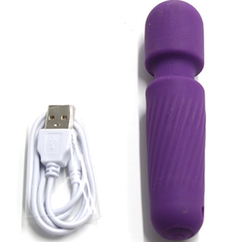Your magic rechargeable massager &amp; vibrator 10 vibrations purple