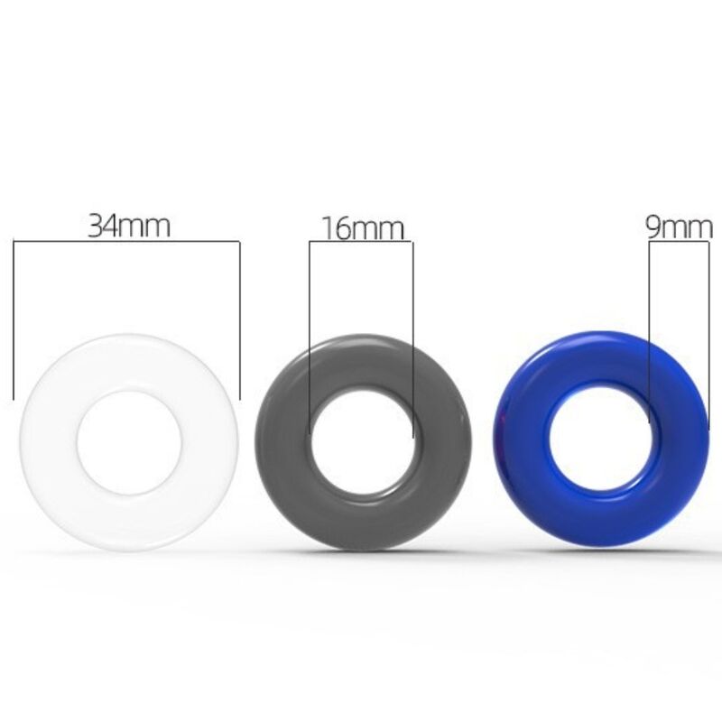 Titan love donut ring in several colors