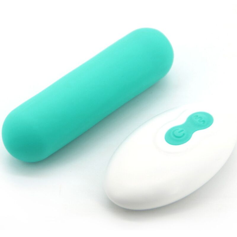 Splash joie vibrator bullet remote control silicone 10 vibrations 75 x 19 cm green