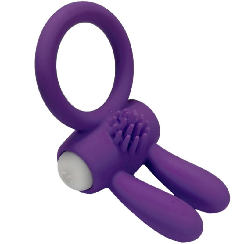 Mr bunny purple silicone vibrating ring
