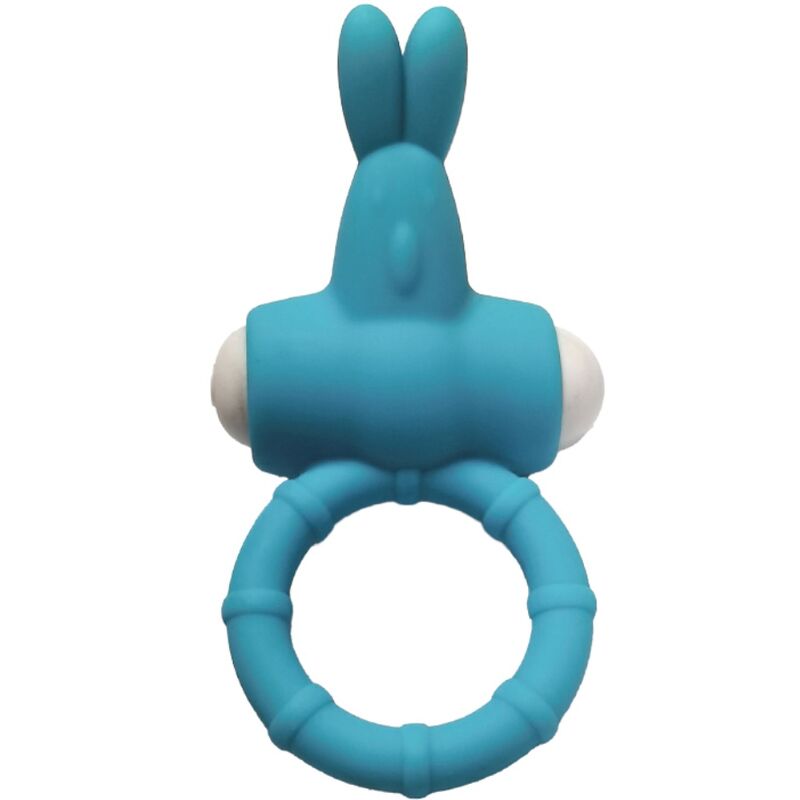 Ms bunny green silicone vibrating ring