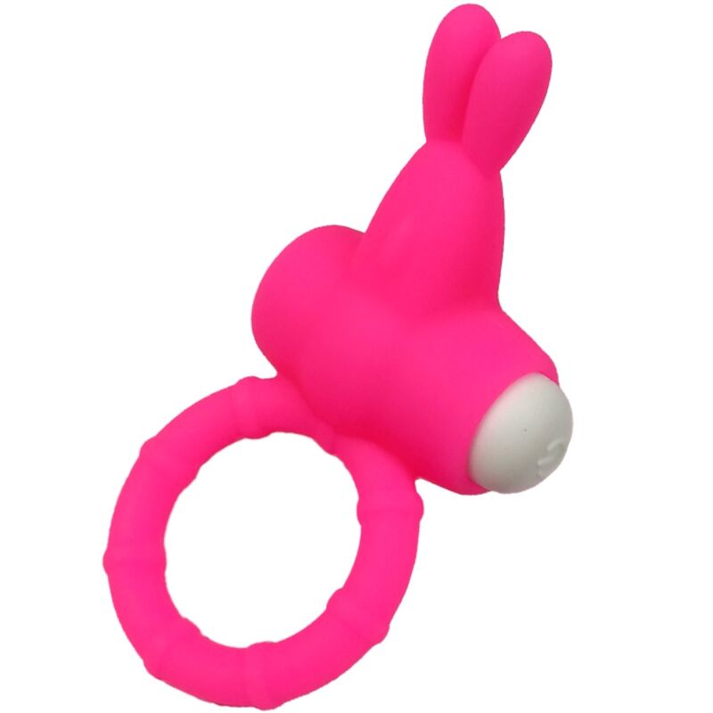 Ms bunny pink silicone vibrating ring