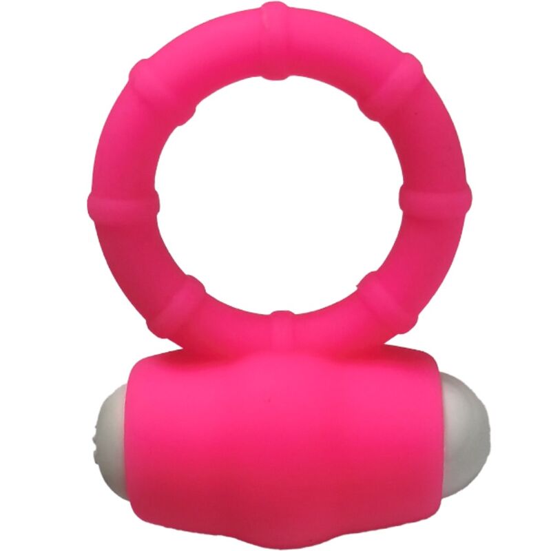 Power o pink silicone vibrating ring