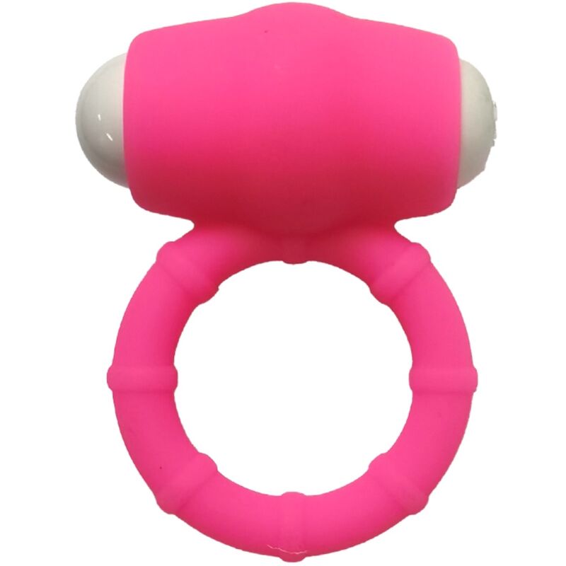 Power o pink silicone vibrating ring
