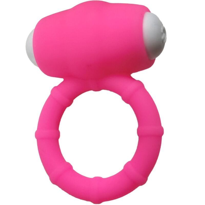 Power o pink silicone vibrating ring