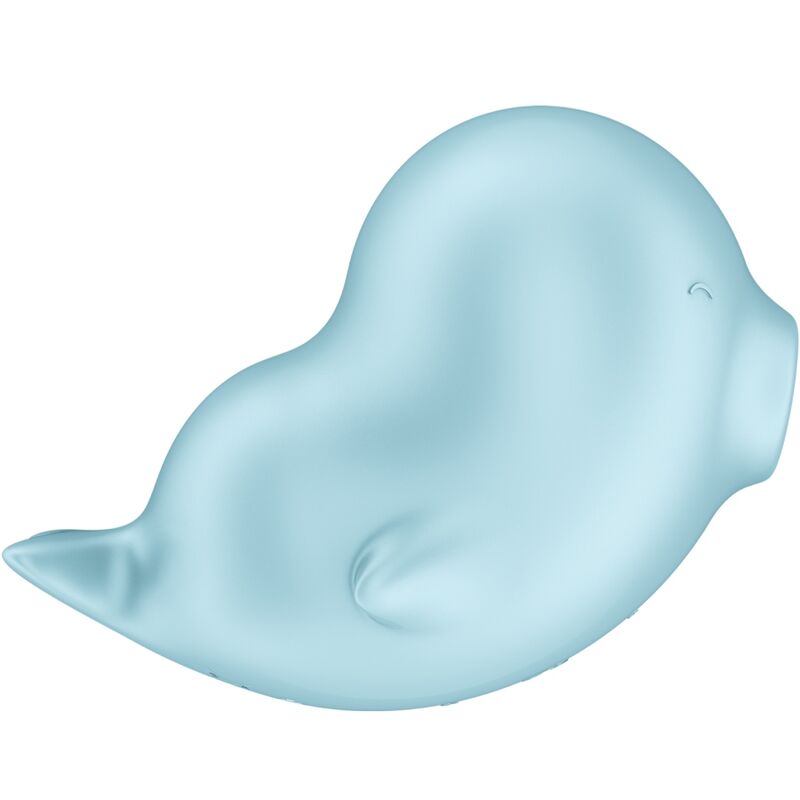 SATISFYER - SASSY SEAL BLUE STIMULATOR AND VIBRATOR