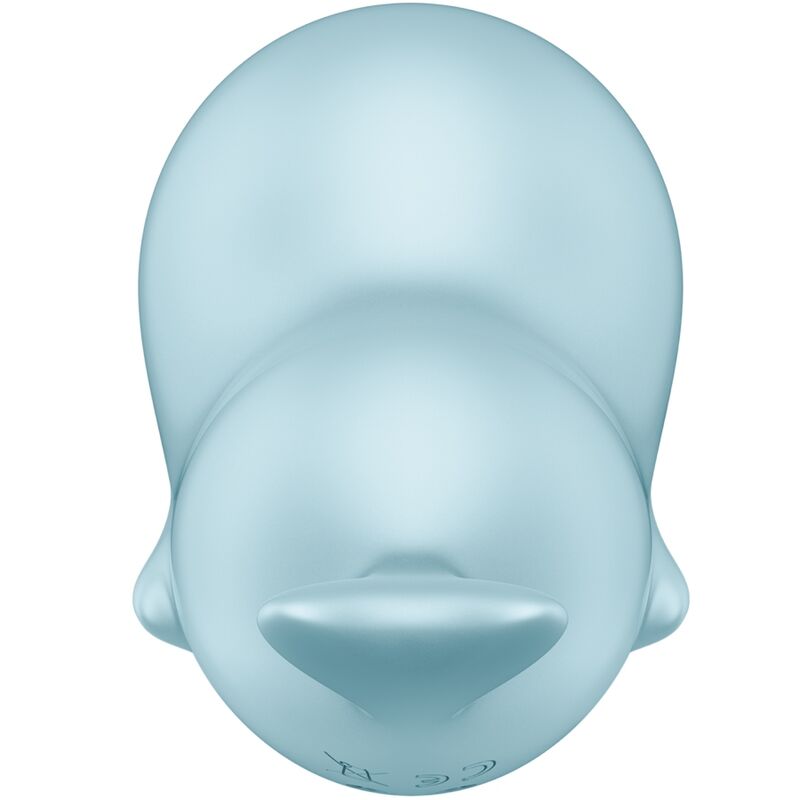SATISFYER - SASSY SEAL BLUE STIMULATOR AND VIBRATOR