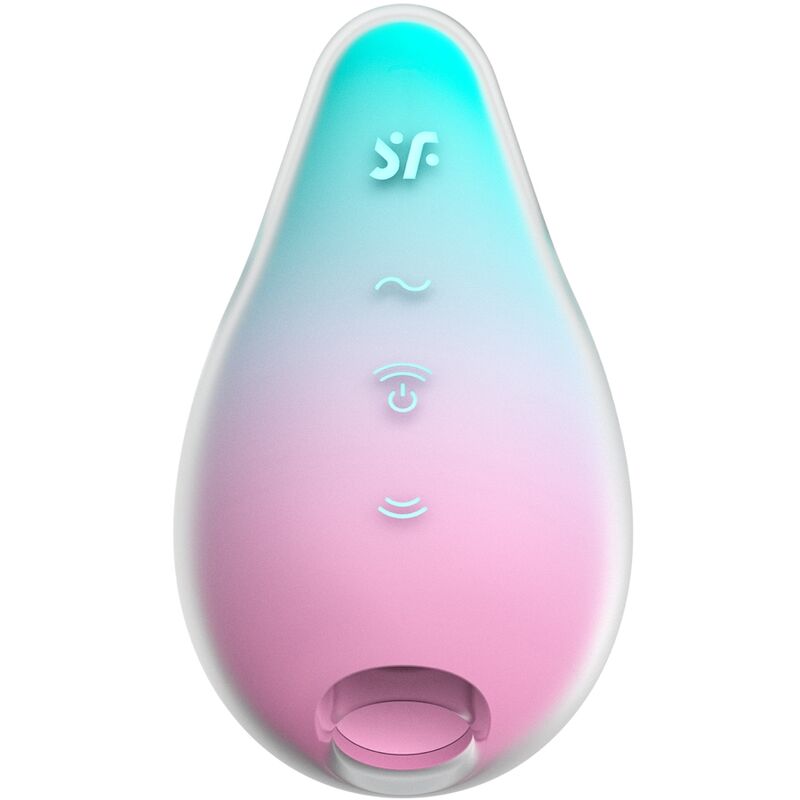 Mermaid Vibes Stimulator &amp; Vibrator Mint and Pink