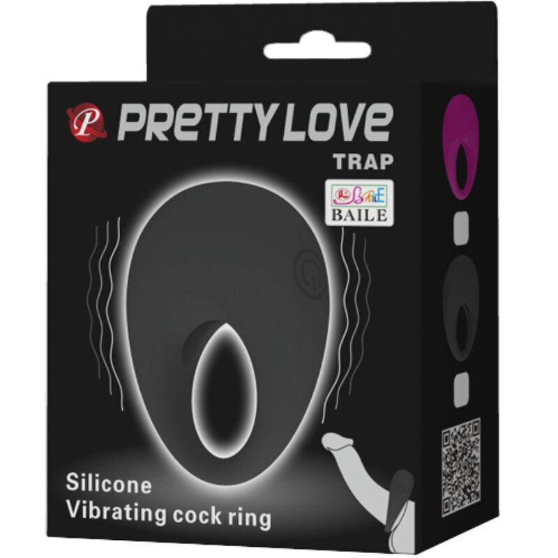 Trap ring vibrator black