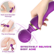 Freeza massager &amp; vibrator super flexible head purple