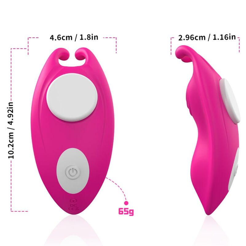 ARMONY - HONEYBEE WEARABLE PANTIES G-SPOT VIBRATOR FUCHSIA - FREE APPLICATION