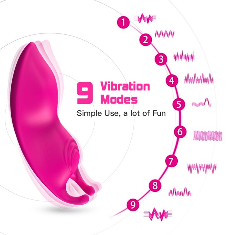 ARMONY - HONEYBEE WEARABLE PANTIES G-SPOT VIBRATOR REMOTE CONTROL FUCHSIA