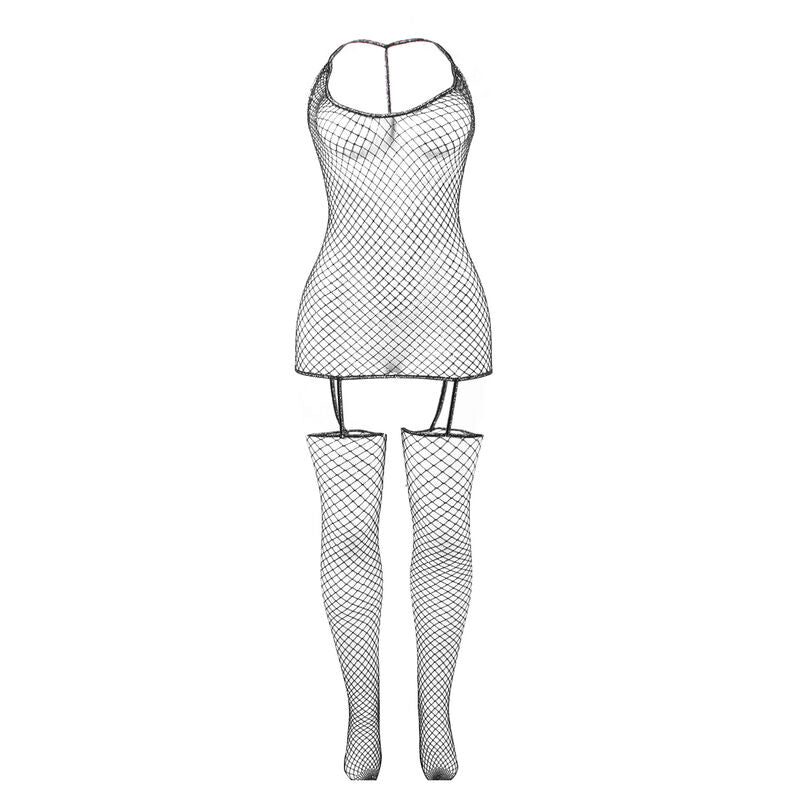SUBBLIME - 951955 SHINING MESH BODYSTOCKING ONE SIZE