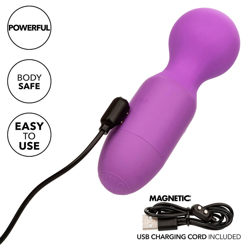 First time rechargeable massager 10 vibrations purple