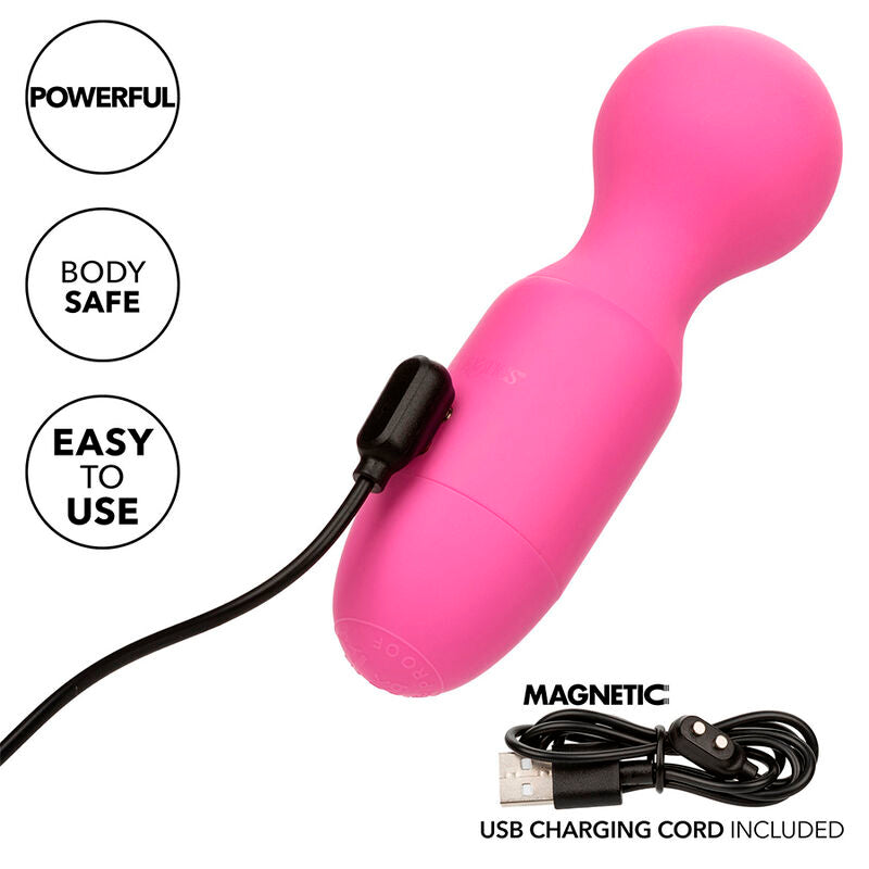 First time rechargeable massager 10 vibrations pink