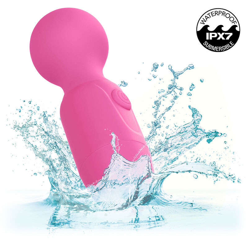 First time rechargeable massager 10 vibrations pink