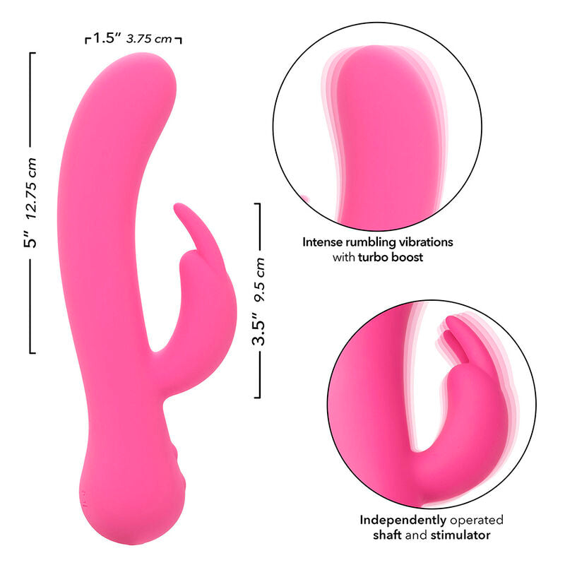 First time pink rechargeable rabbit vibrator