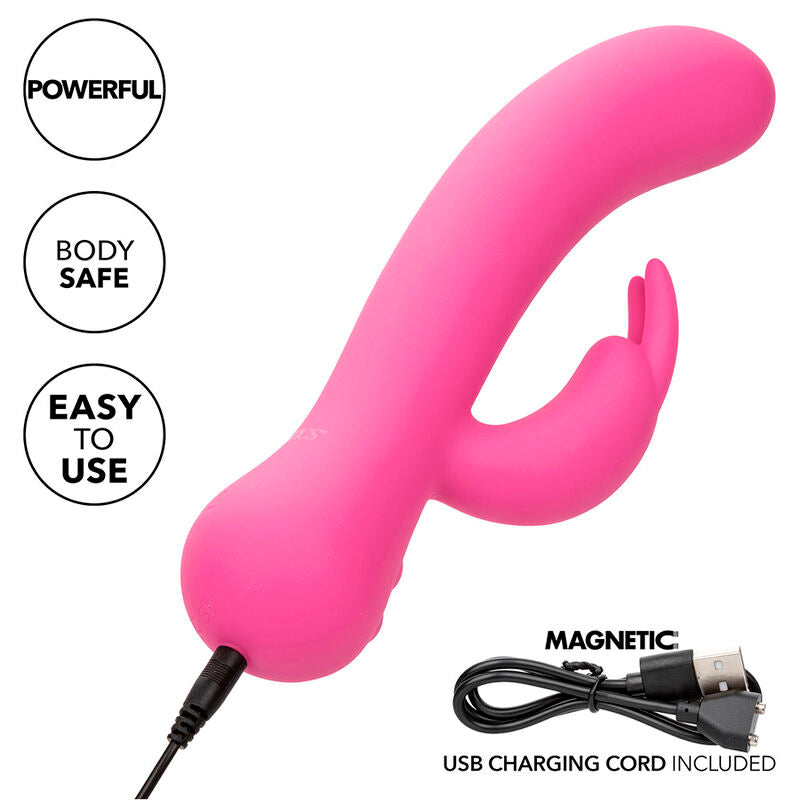 First time pink rechargeable rabbit vibrator