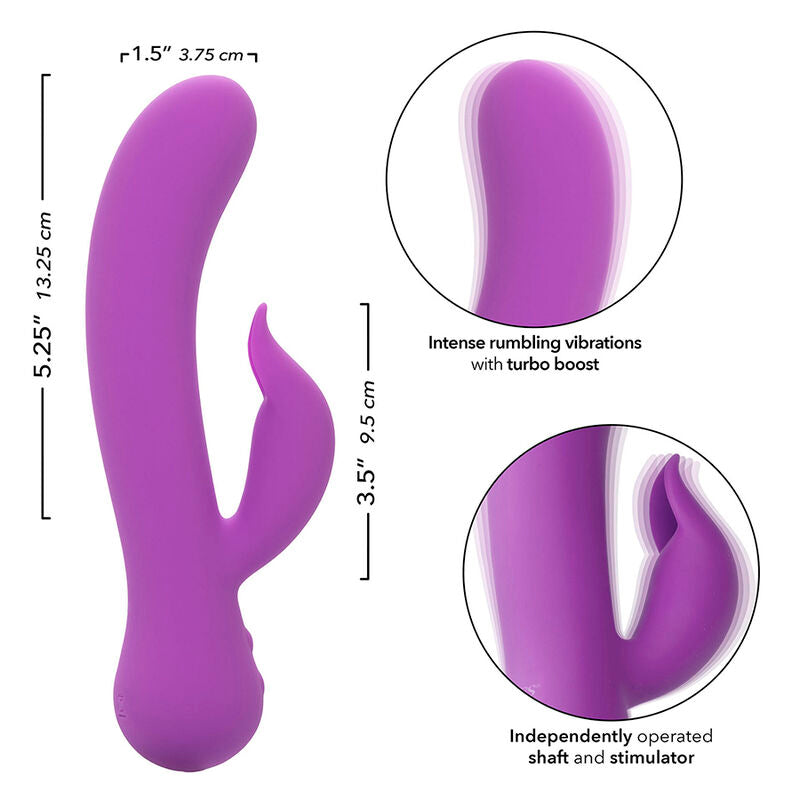 CALEXOTICS - FIRST TIME RECHARGEABLE PLEASER VIBRATOR PURPLE